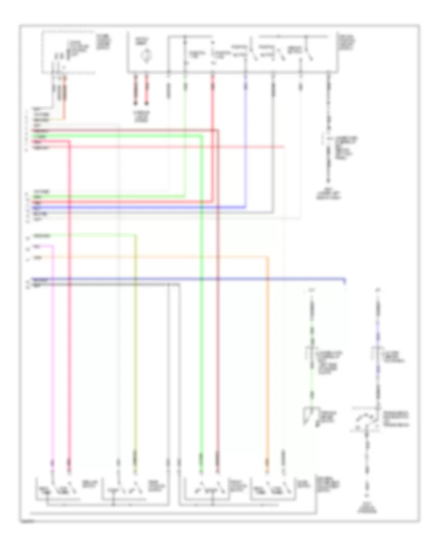 Memory Systems Wiring Diagram (2 of 2) for Acura TSX 2006