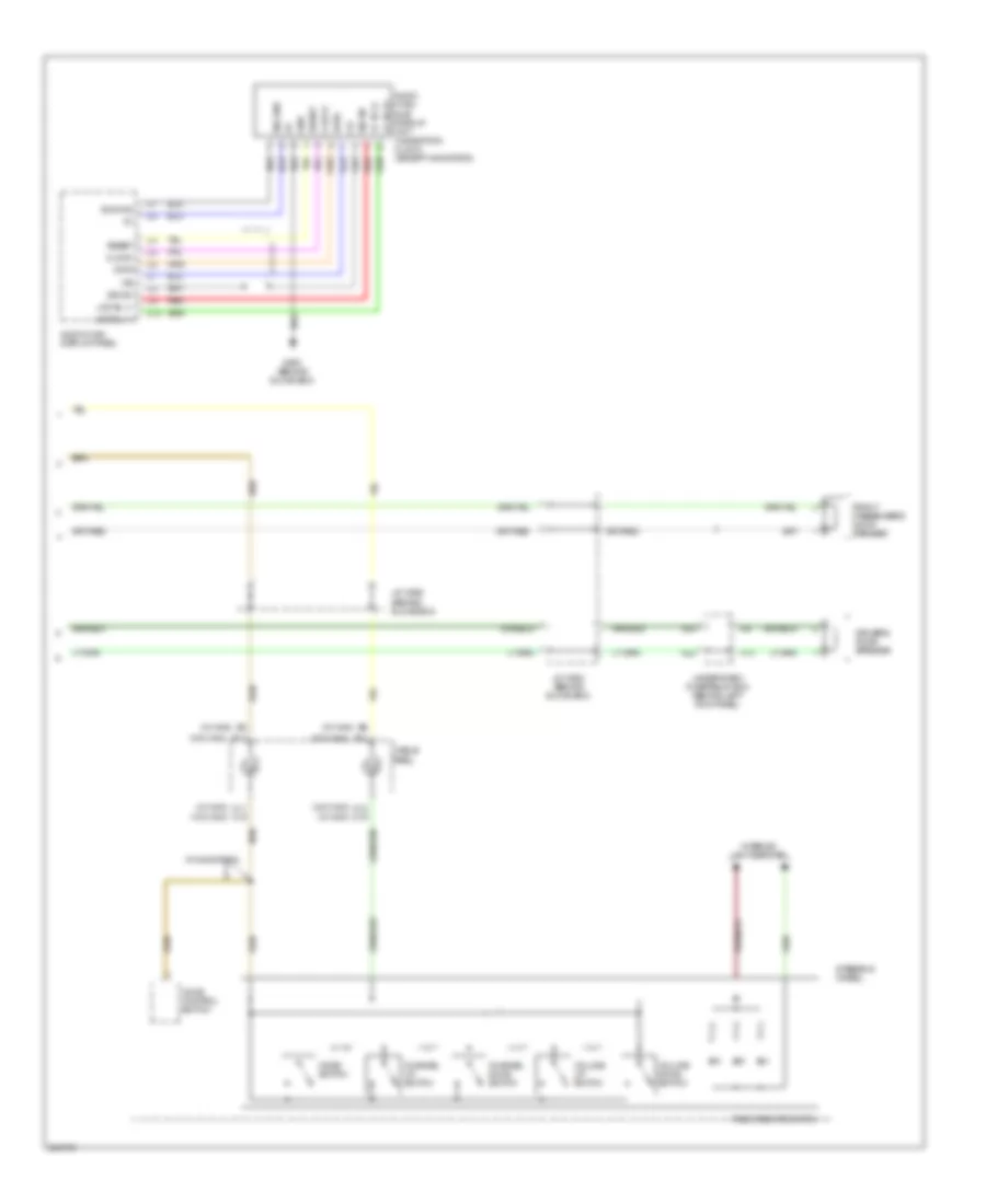 Radio Wiring Diagram, without Cassette or MP3 Player (3 of 3) for Acura TSX 2006