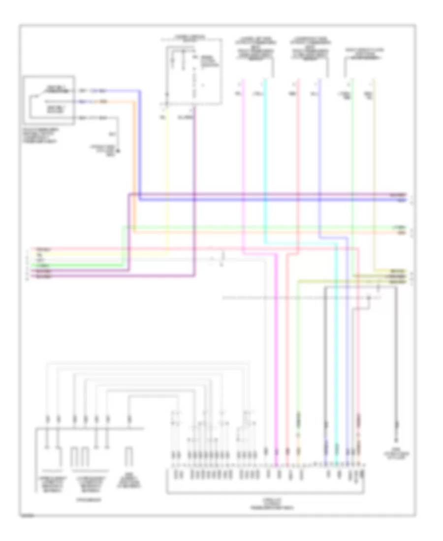 Supplemental Restraints Wiring Diagram 2 of 3 for Acura TSX 2006
