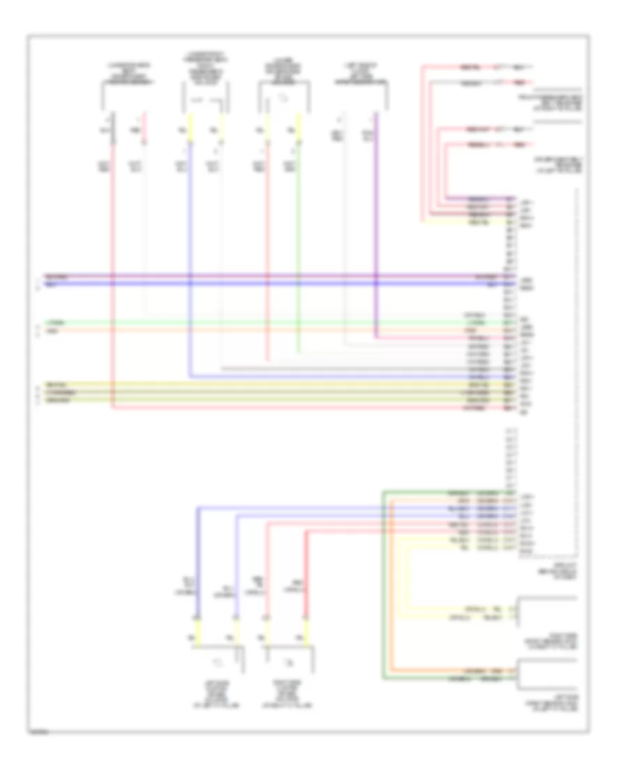 Supplemental Restraints Wiring Diagram 3 of 3 for Acura TSX 2006