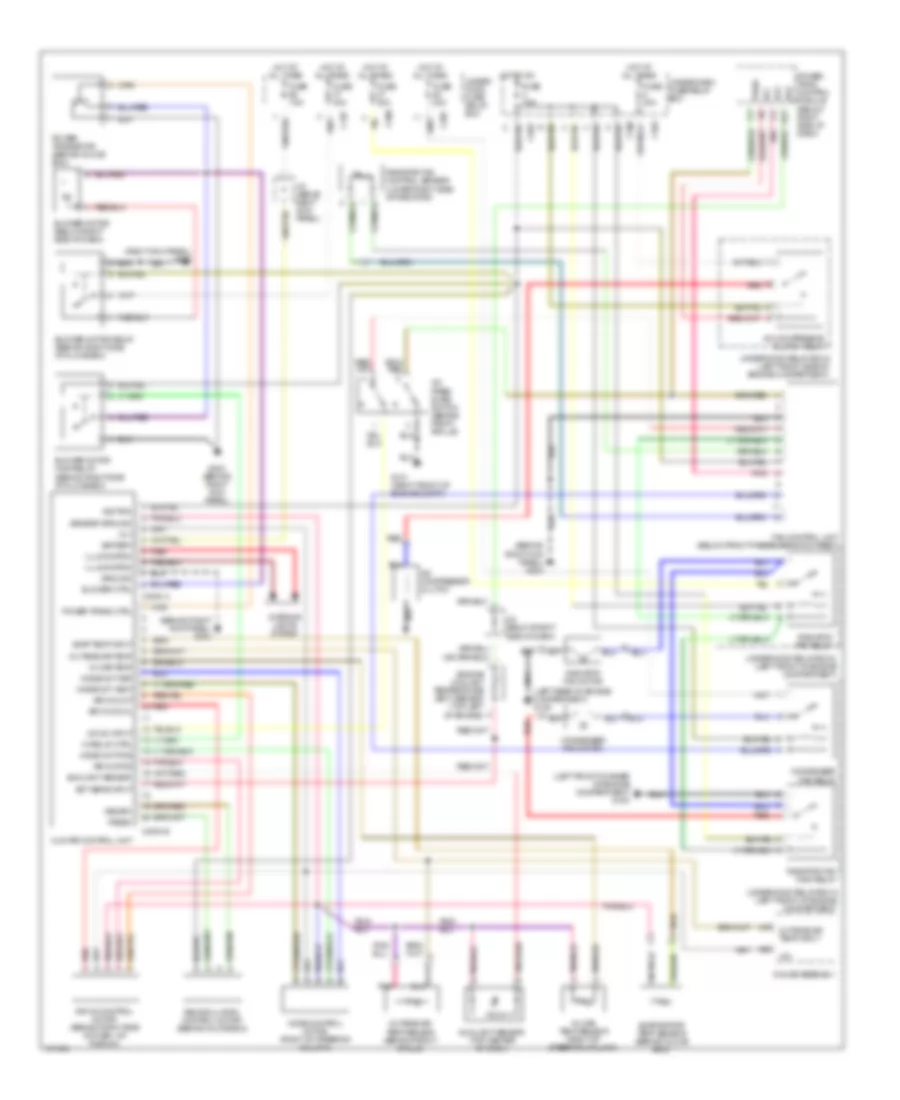 Automatic AC Wiring Diagram for Acura 3.5RL 1998