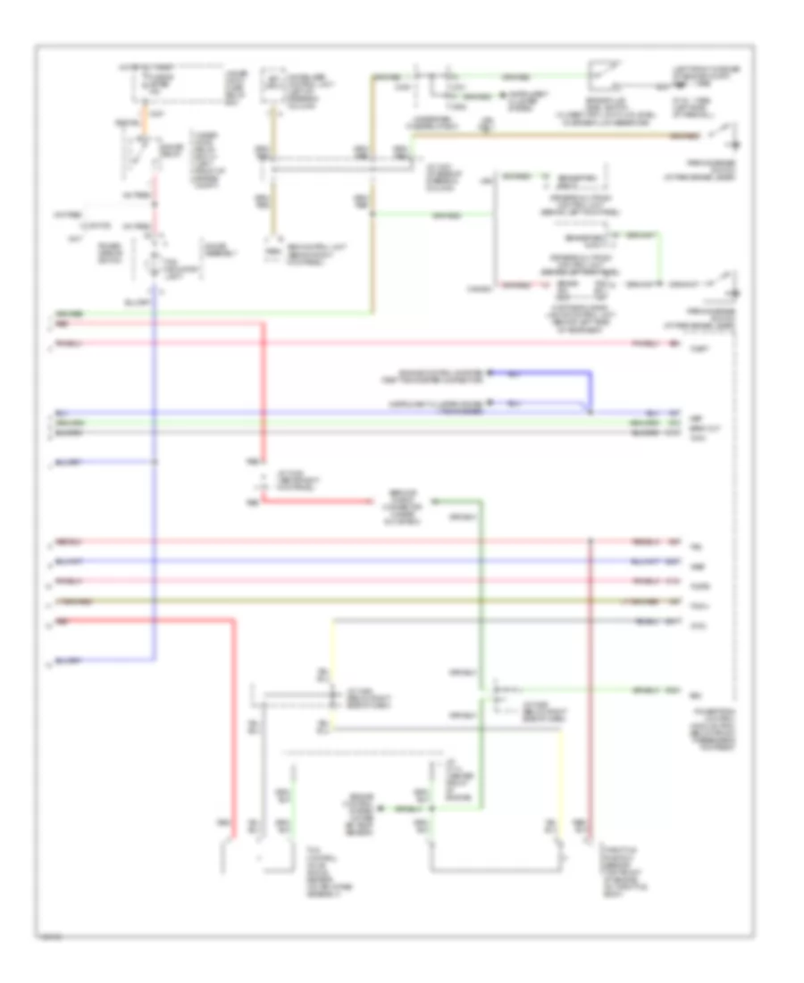 Traction Control Wiring Diagram 2 of 2 for Acura 3 5RL 1998