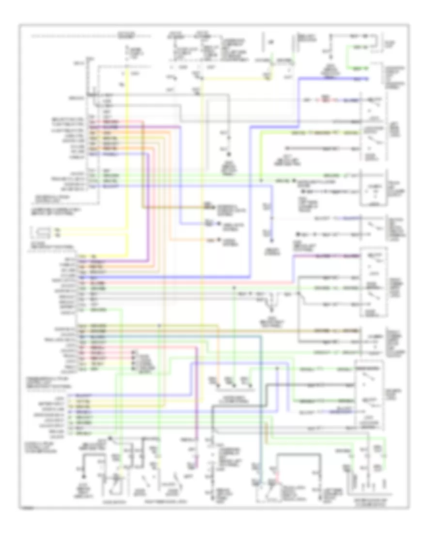 Anti theft Wiring Diagram for Acura 3 5RL 1998