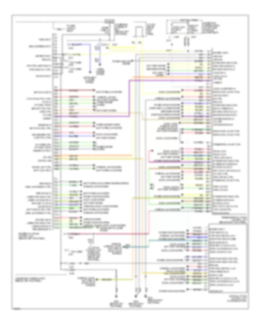 Body Control Modules Wiring Diagram for Acura 3 5RL 1998