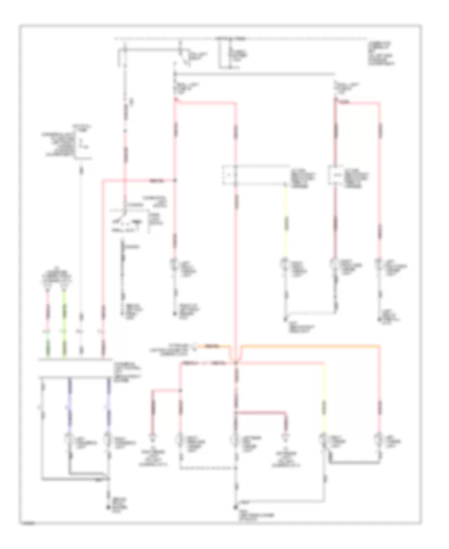 Exterior Lamps Wiring Diagram 1 of 3 for Acura 3 5RL 1998
