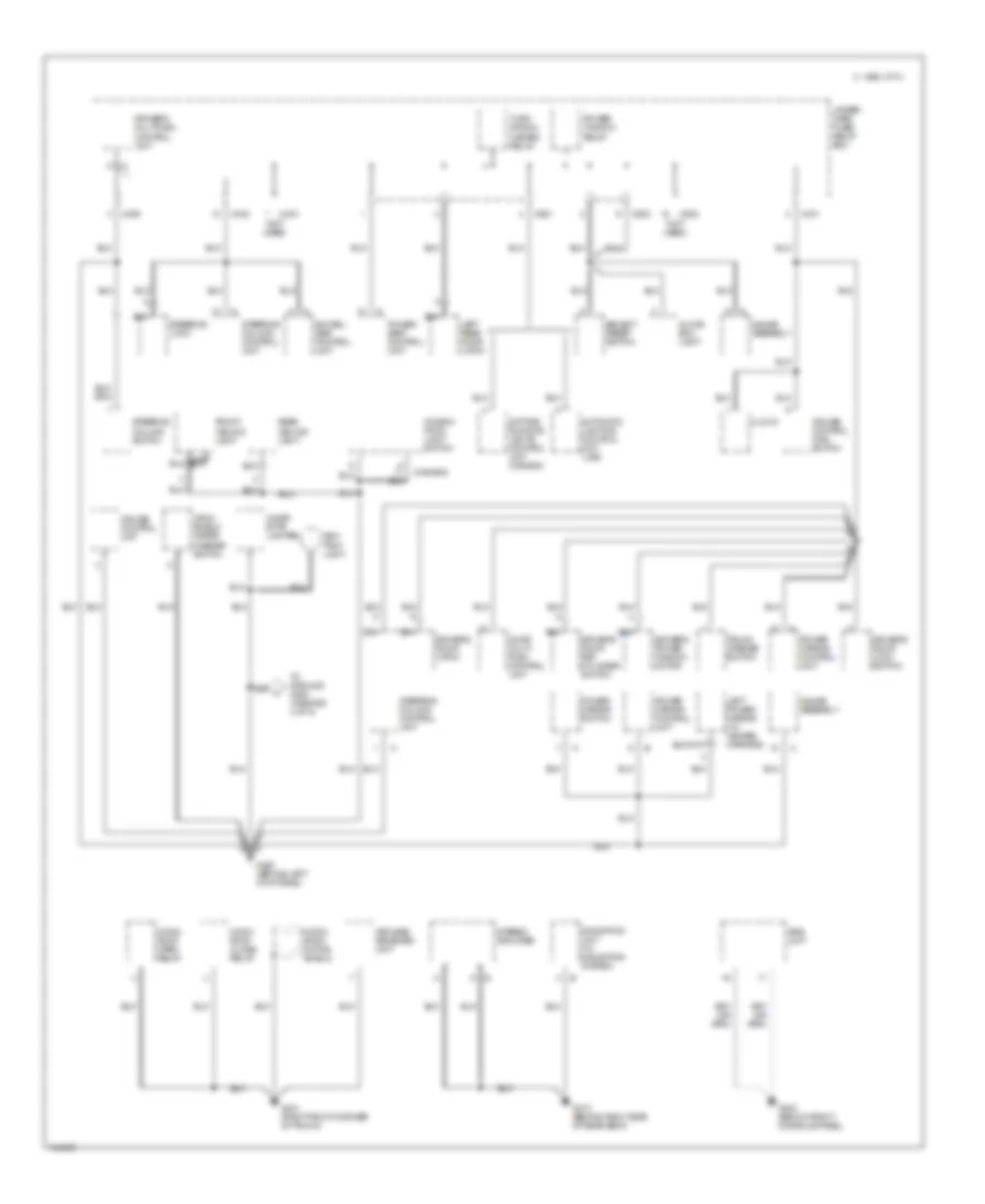 Ground Distribution Wiring Diagram 3 of 5 for Acura 3 5RL 1998