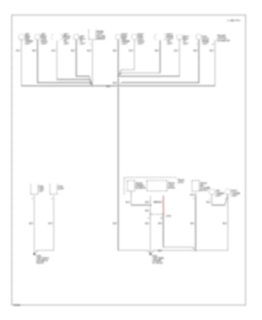 Ground Distribution Wiring Diagram 5 of 5 for Acura 3 5RL 1998