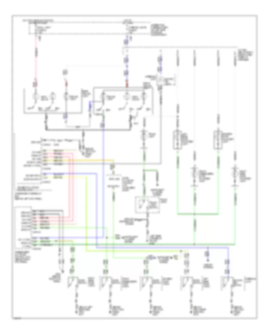 Courtesy Lamps Wiring Diagram for Acura 3 5RL 1998