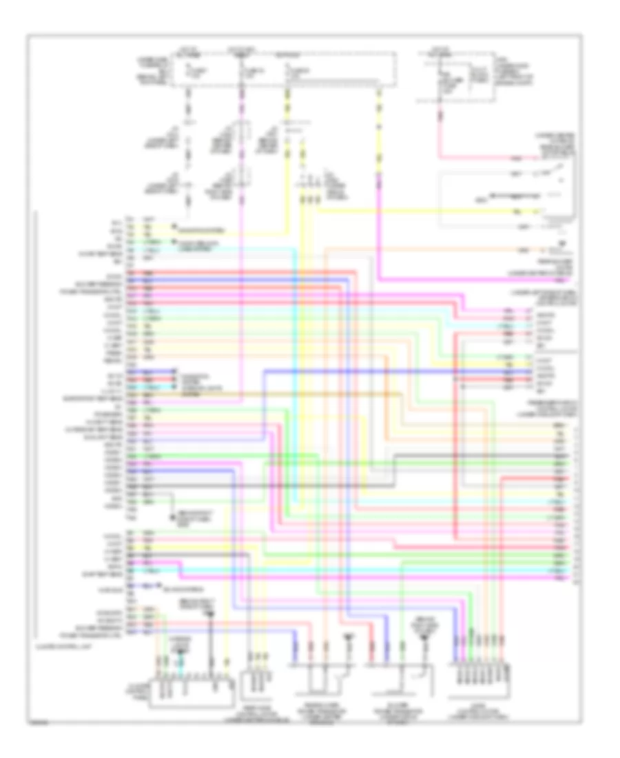 Электросхема кондиционера (1 из 2) для Acura MDX 2007