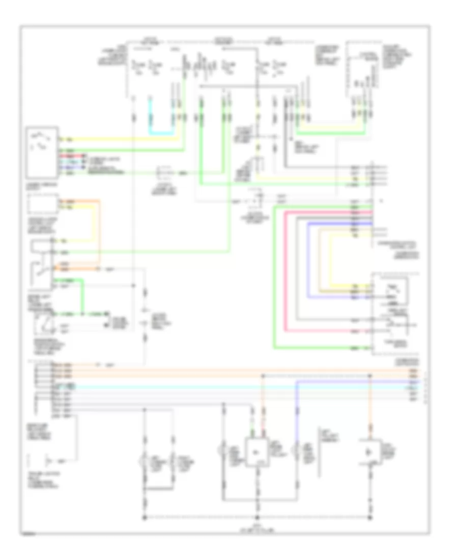 Exterior Lamps Wiring Diagram 1 of 2 for Acura MDX 2007