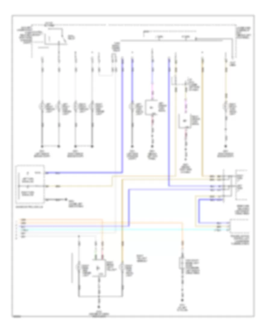 Exterior Lamps Wiring Diagram 2 of 2 for Acura MDX 2007