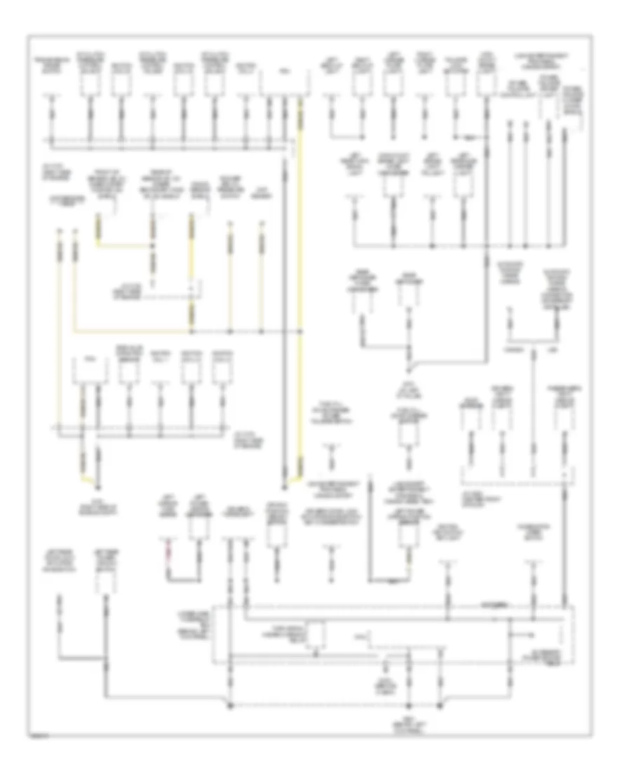 Ground Distribution Wiring Diagram 3 of 3 for Acura MDX 2007