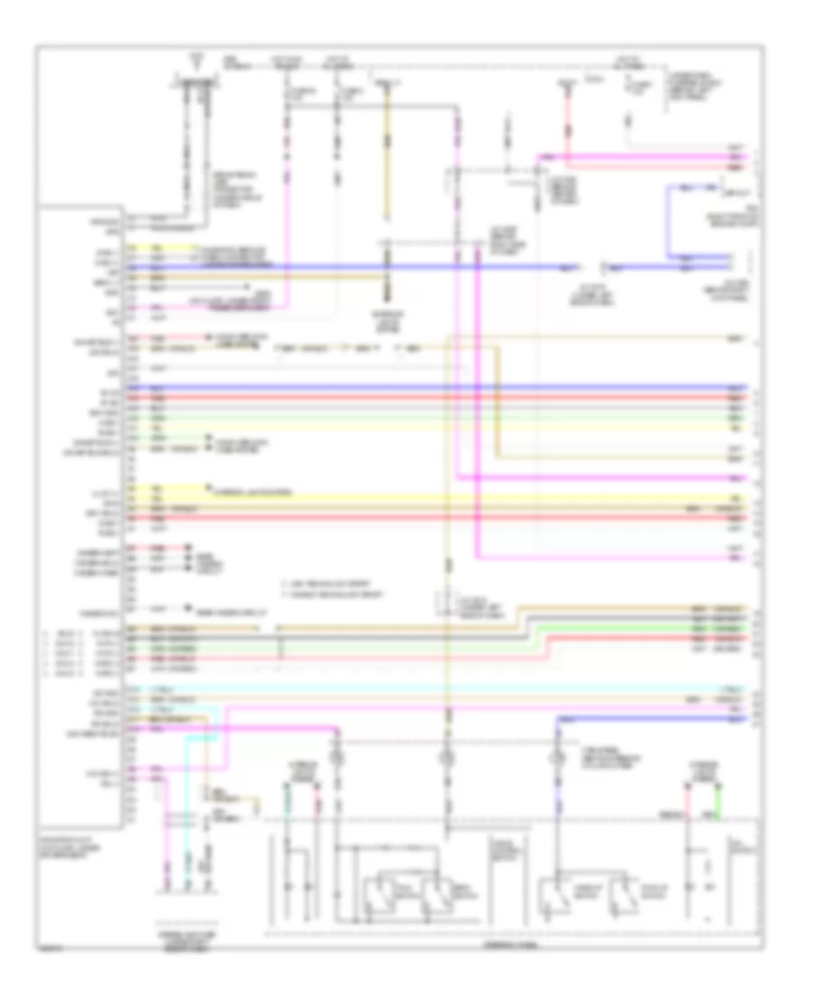 Navigation Wiring Diagram (1 of 2) for Acura MDX 2007