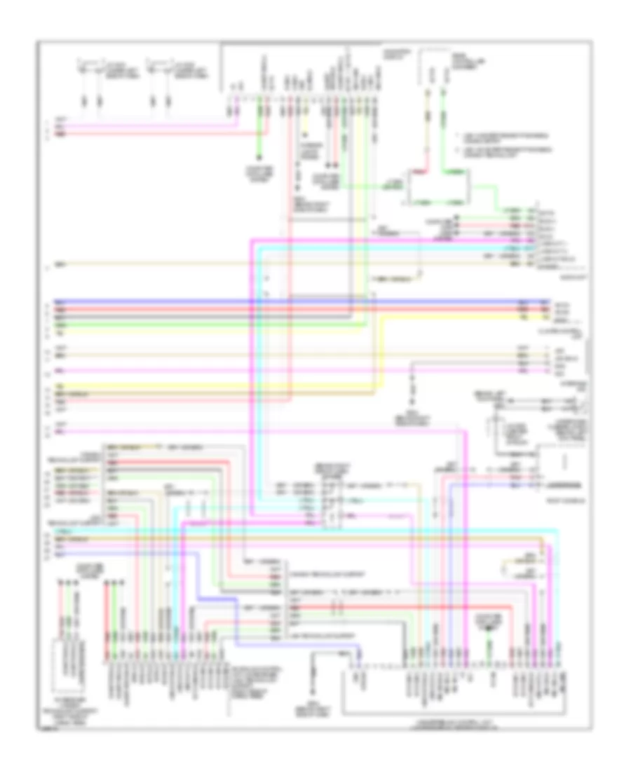 Navigation Wiring Diagram 2 of 2 for Acura MDX 2007