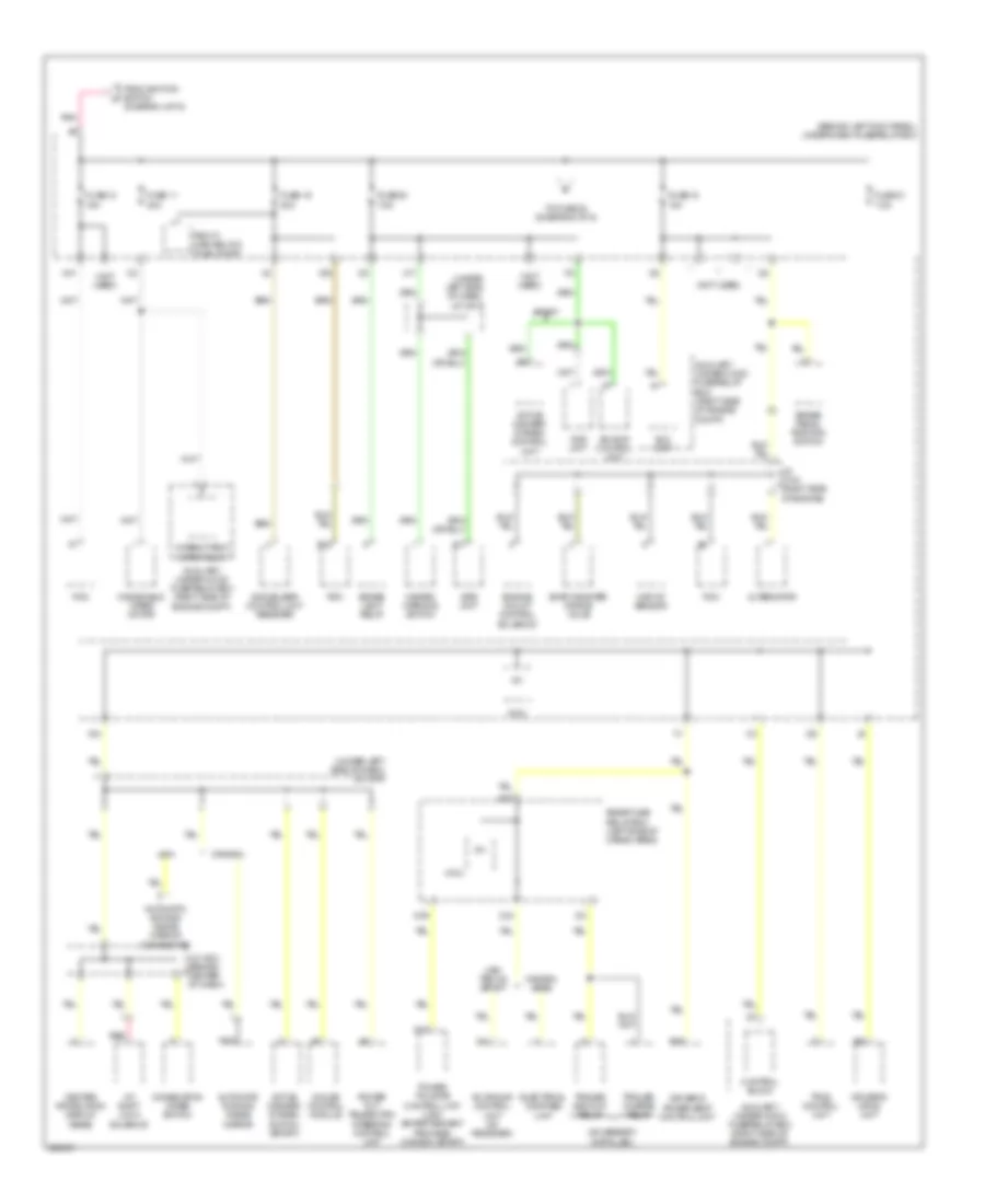 Power Distribution Wiring Diagram 5 of 6 for Acura MDX 2007
