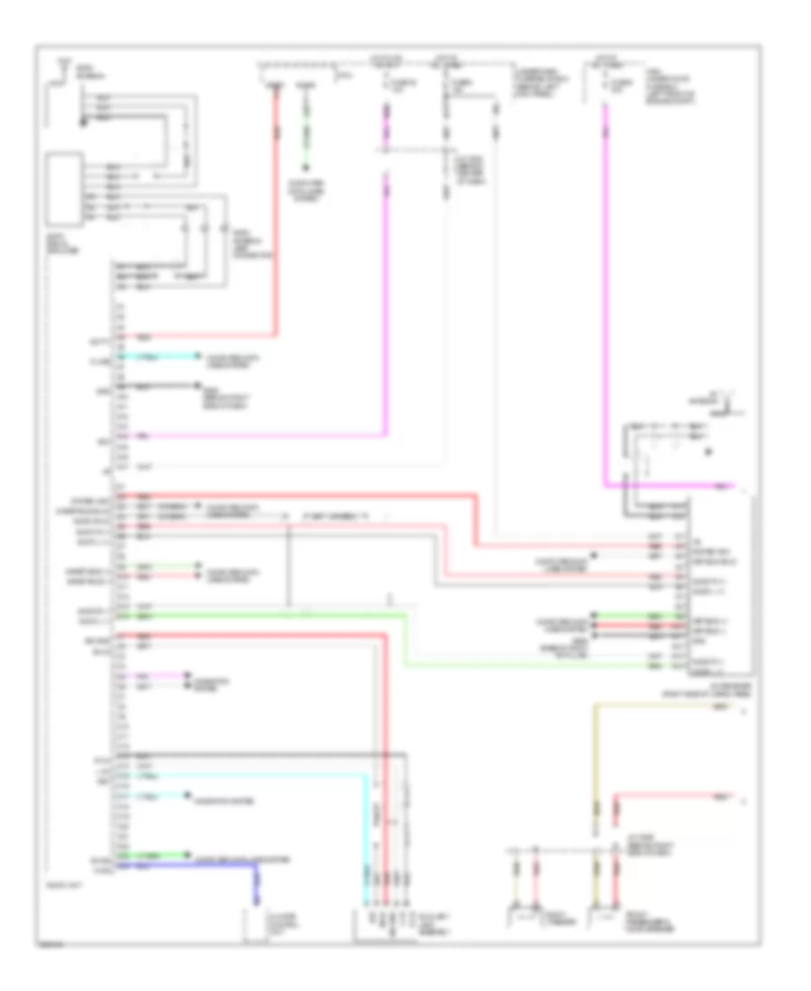 Base Radio Wiring Diagram 1 of 2 for Acura MDX 2007