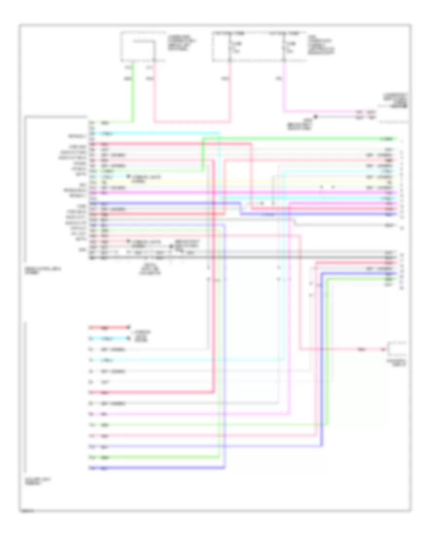 Rear Seat Entertainment Wiring Diagram 1 of 2 for Acura MDX 2007