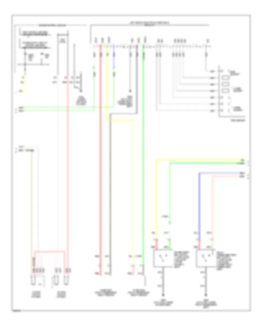 Supplemental Restraints Wiring Diagram (2 of 3) for Acura MDX 2007