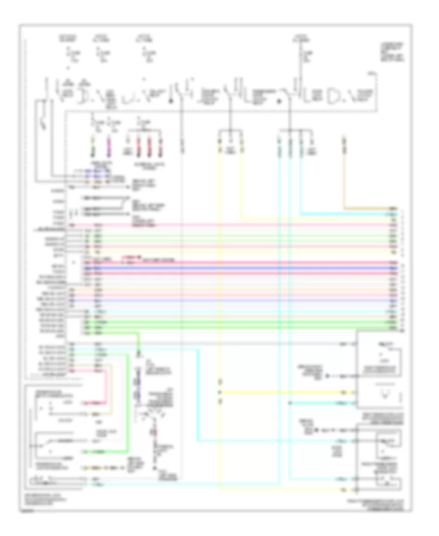 Forced Entry Wiring Diagram 1 of 2 for Acura RDX 2007