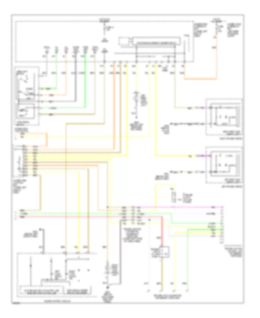 Exterior Lamps Wiring Diagram 2 of 2 for Acura RDX 2007