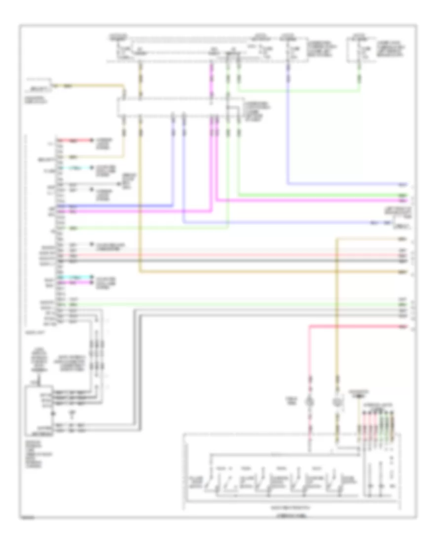 Radio Wiring Diagram, with Technology Package (1 of 3) for Acura RDX 2007