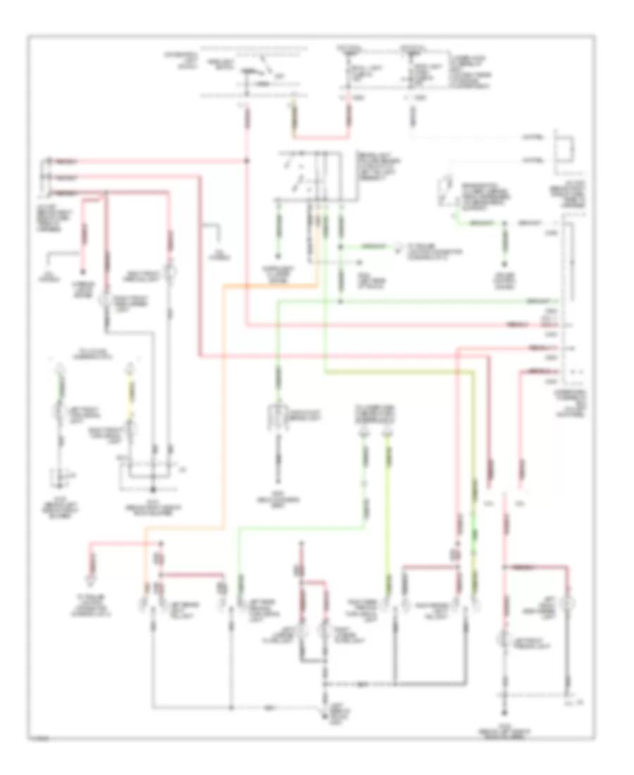 Exterior Lamps Wiring Diagram 1 of 2 for Acura 2 3CL 1999