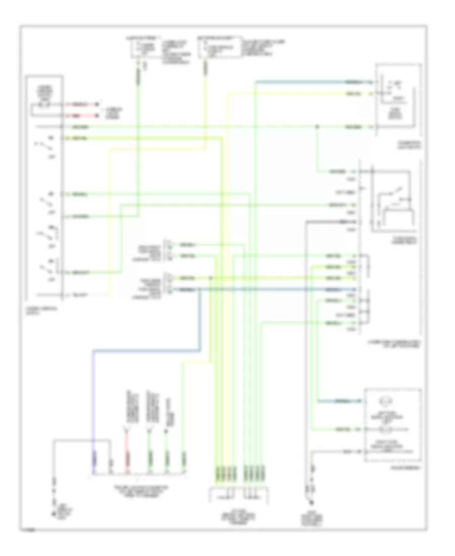 Exterior Lamps Wiring Diagram 2 of 2 for Acura 2 3CL 1999