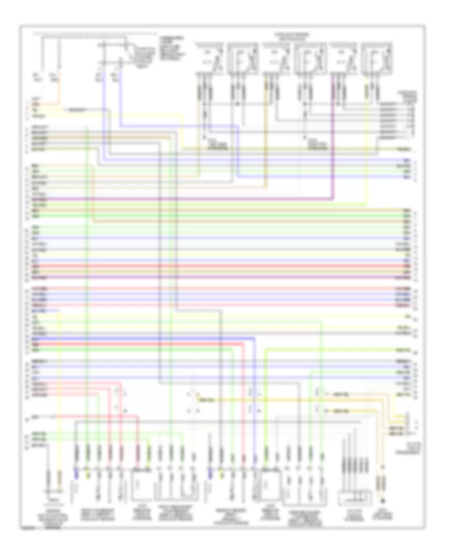 3.5L, Engine Performance Wiring Diagram (2 of 6) for Acura RL 2007