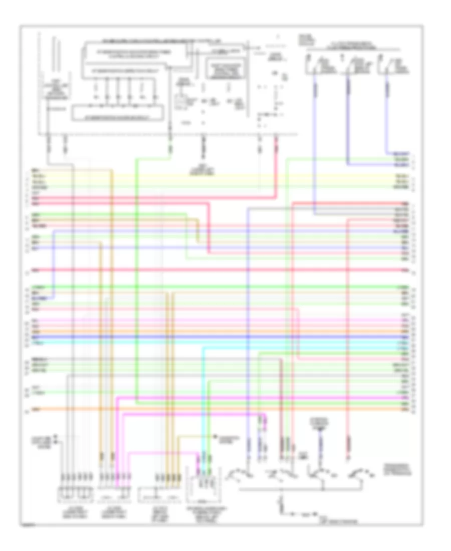 3.5L, Engine Performance Wiring Diagram (5 of 6) for Acura RL 2007