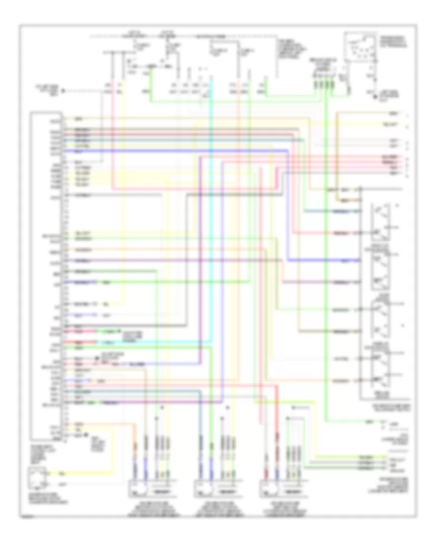 Memory Systems Wiring Diagram 1 of 4 for Acura RL 2007