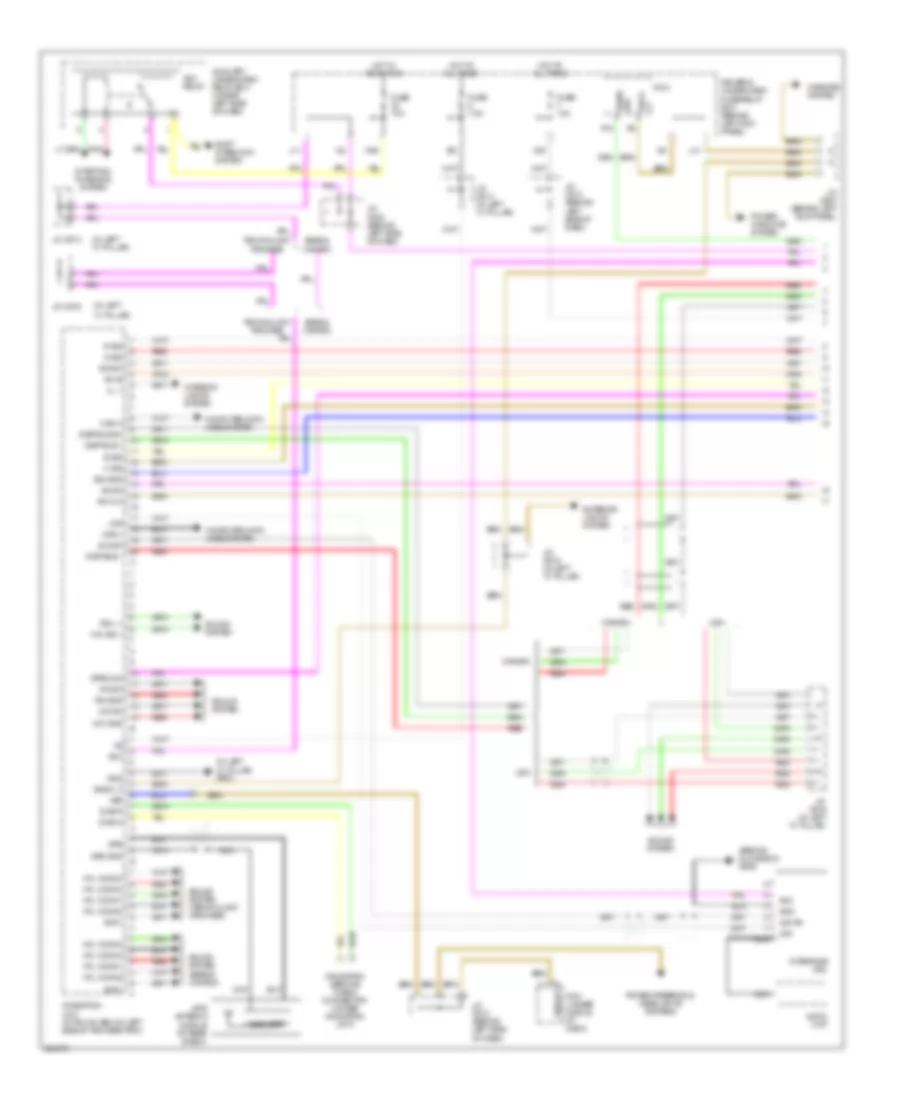 Navigation Wiring Diagram 1 of 2 for Acura RL 2007