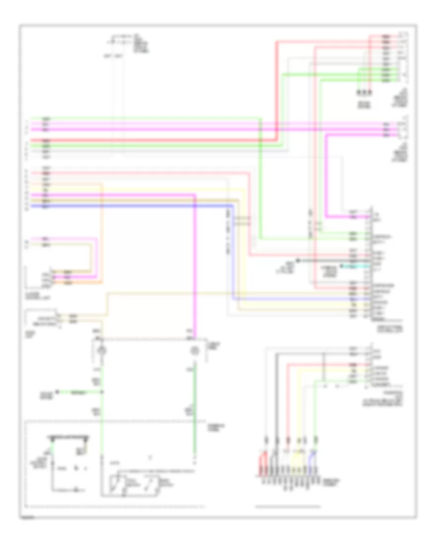 Navigation Wiring Diagram 2 of 2 for Acura RL 2007