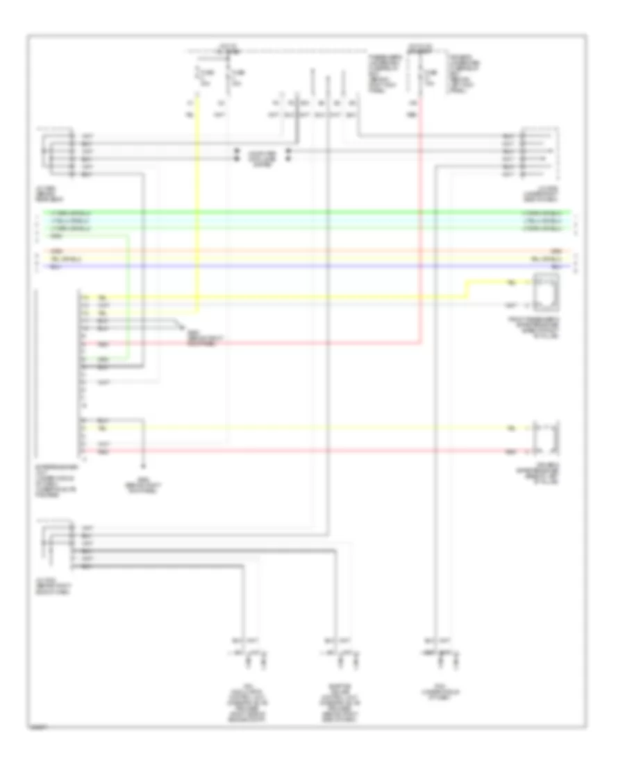 Supplemental Restraints Wiring Diagram 3 of 4 for Acura RL 2007