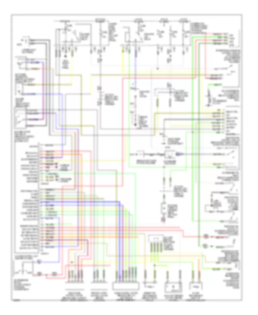 Automatic A C Wiring Diagram for Acura 3 0CL 1999