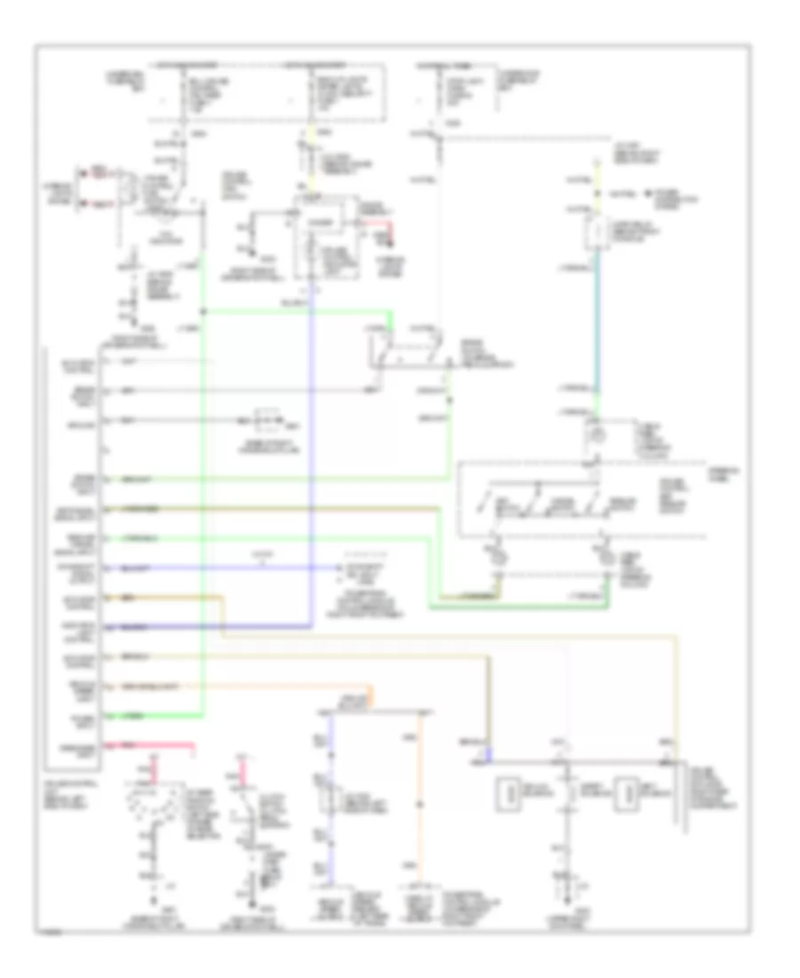 Cruise Control Wiring Diagram for Acura 3 0CL 1999