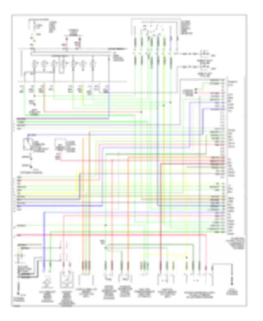 3.0L, Engine Performance Wiring Diagram (3 of 3) for Acura 3.0CL 1999