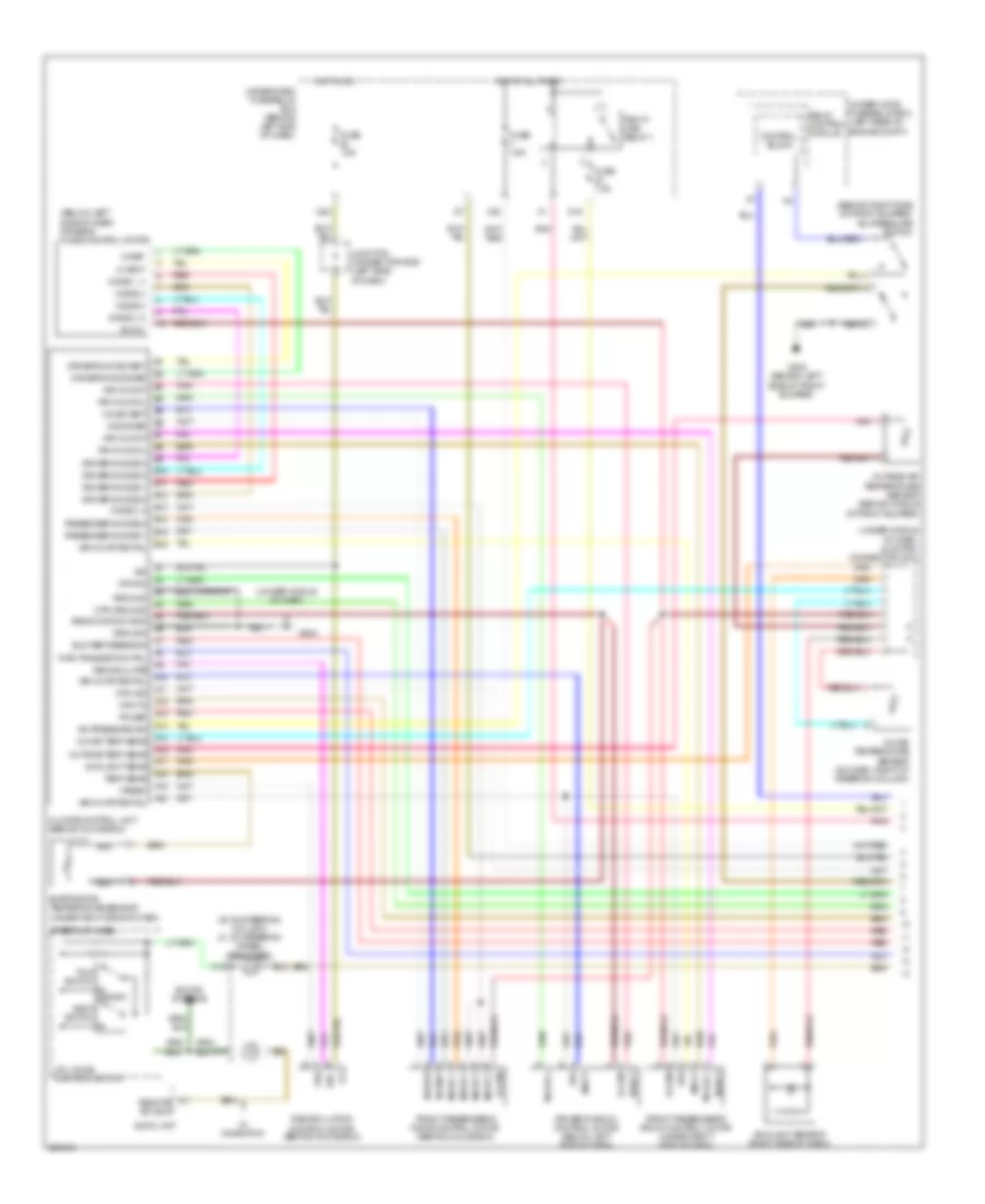 Automatic A C Wiring Diagram 1 of 3 for Acura TL 2007