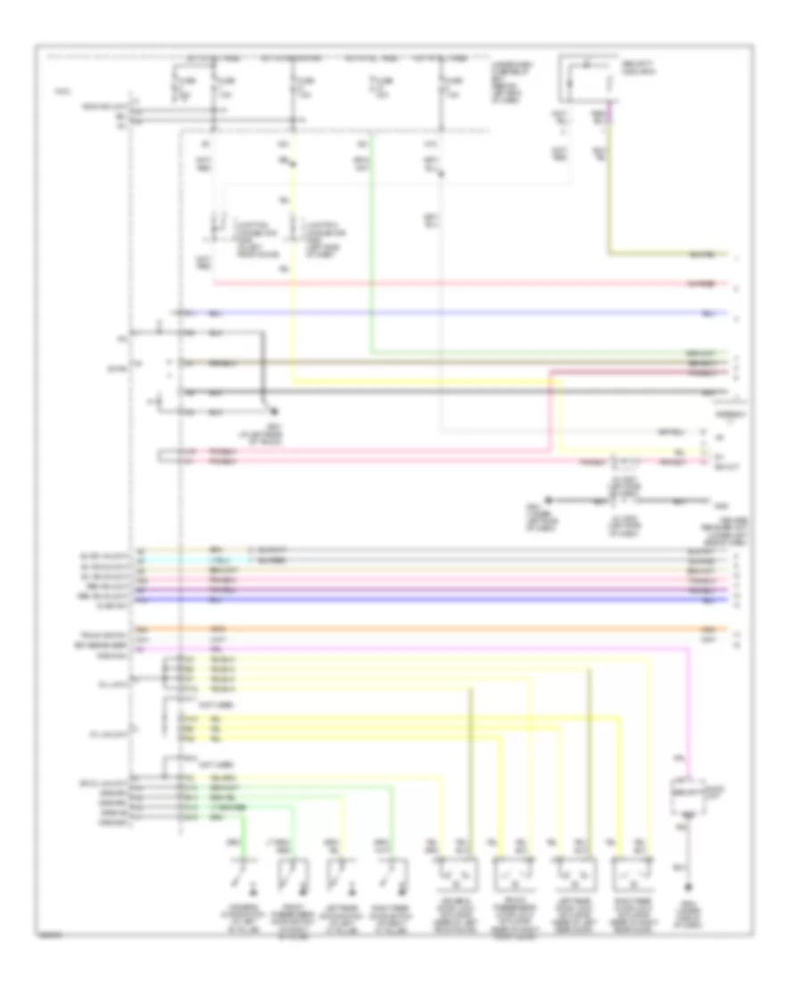 Forced Entry Wiring Diagram 1 of 2 for Acura TL 2007