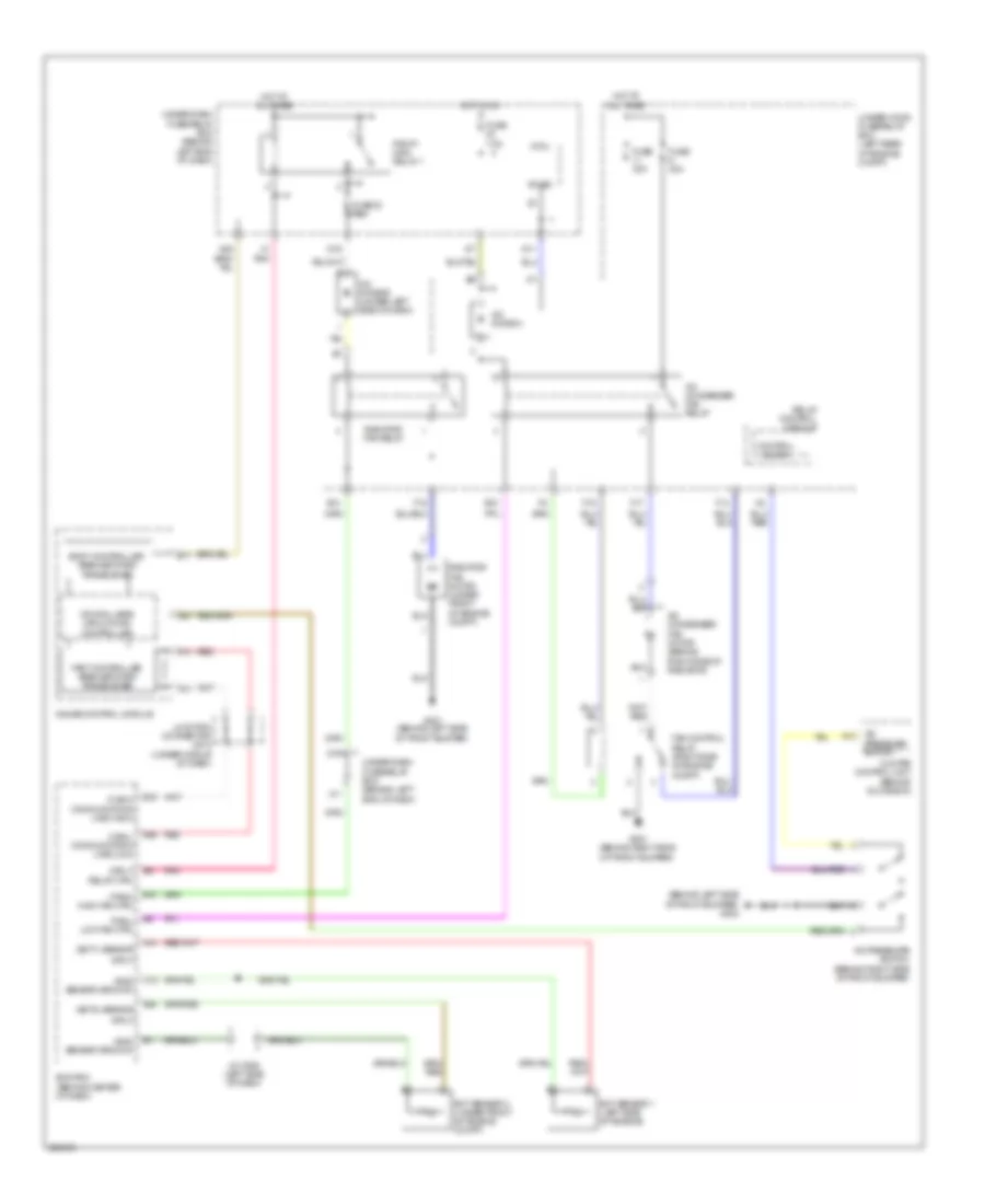 Cooling Fan Wiring Diagram for Acura TL 2007