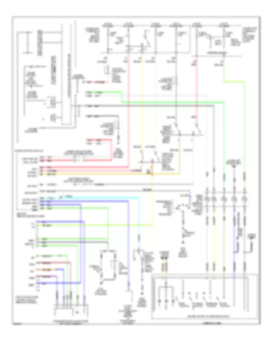 Cruise Control Wiring Diagram for Acura TL 2007