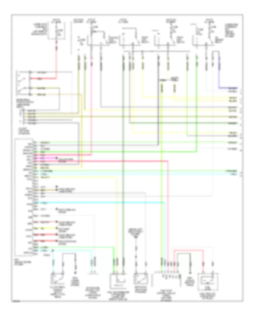 3.2L, Engine Performance Wiring Diagram, MT (1 of 5) for Acura TL 2007