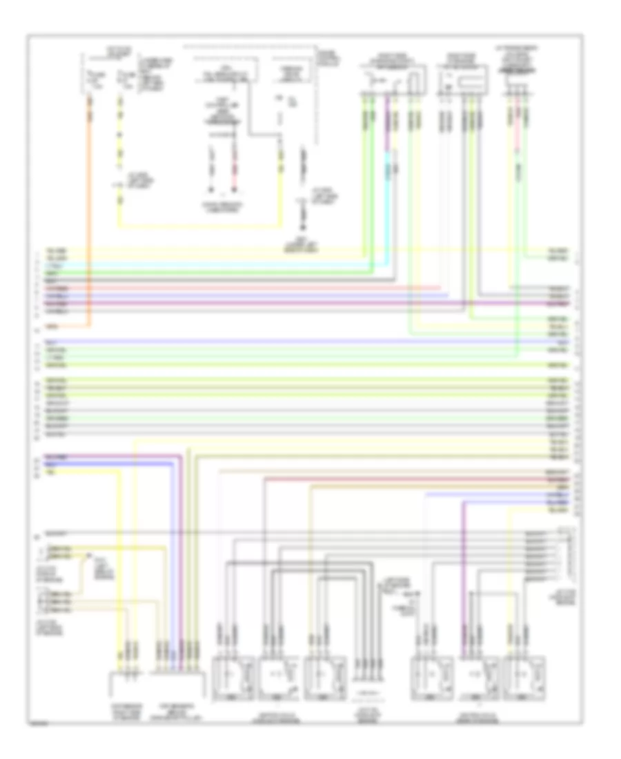 3.2L, Engine Performance Wiring Diagram, MT (4 of 5) for Acura TL 2007
