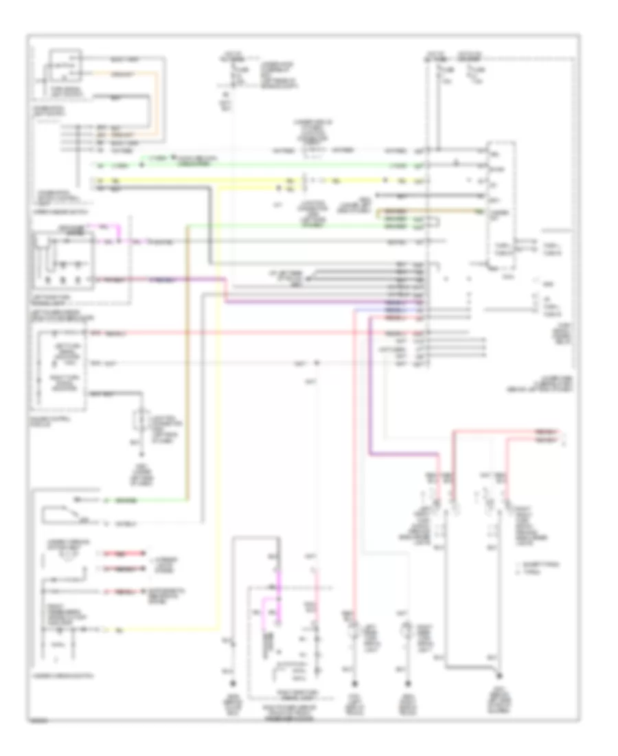 Exterior Lamps Wiring Diagram 1 of 2 for Acura TL 2007