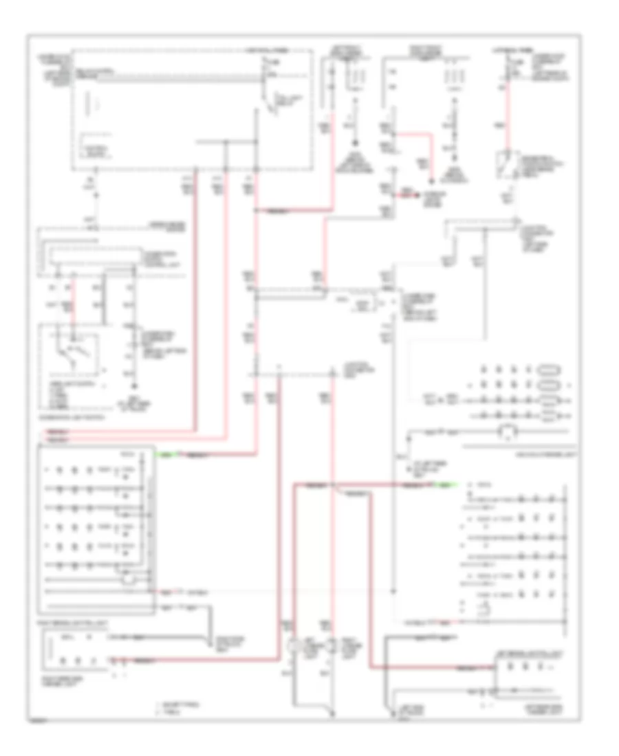 Exterior Lamps Wiring Diagram (2 of 2) for Acura TL 2007