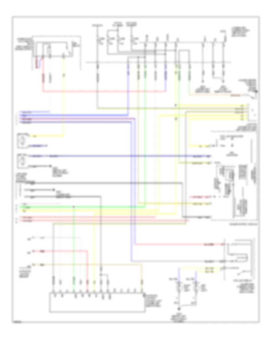 Headlights Wiring Diagram, with DRL (2 of 2) for Acura TL 2007