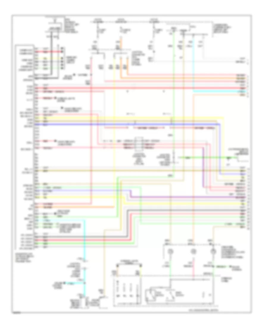 Navigation Wiring Diagram, Canada (1 of 3) for Acura TL 2007