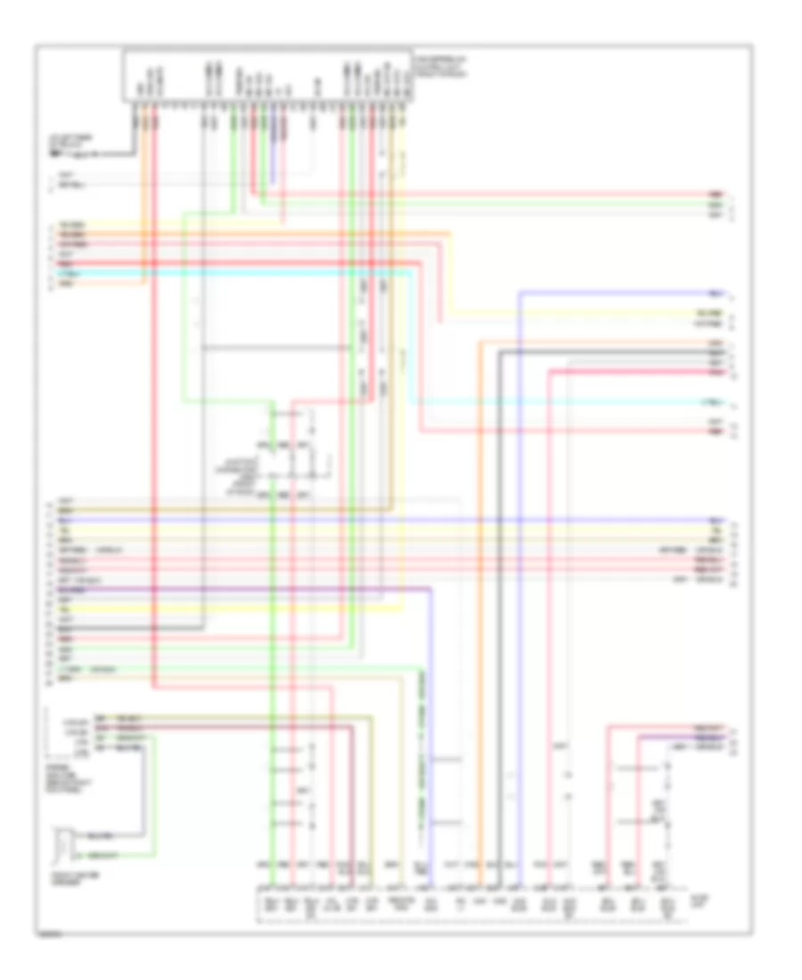Navigation Wiring Diagram, Canada (2 of 3) for Acura TL 2007