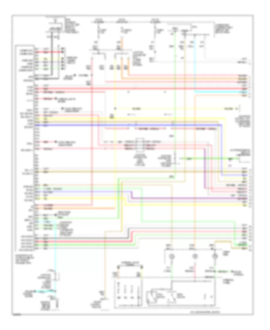 Navigation Wiring Diagram USA 1 of 3 for Acura TL 2007