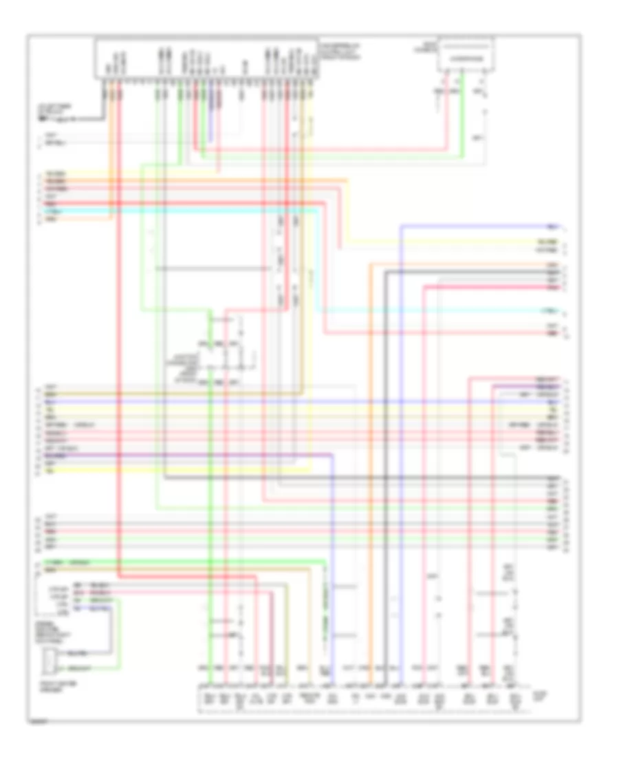 Navigation Wiring Diagram USA 2 of 3 for Acura TL 2007