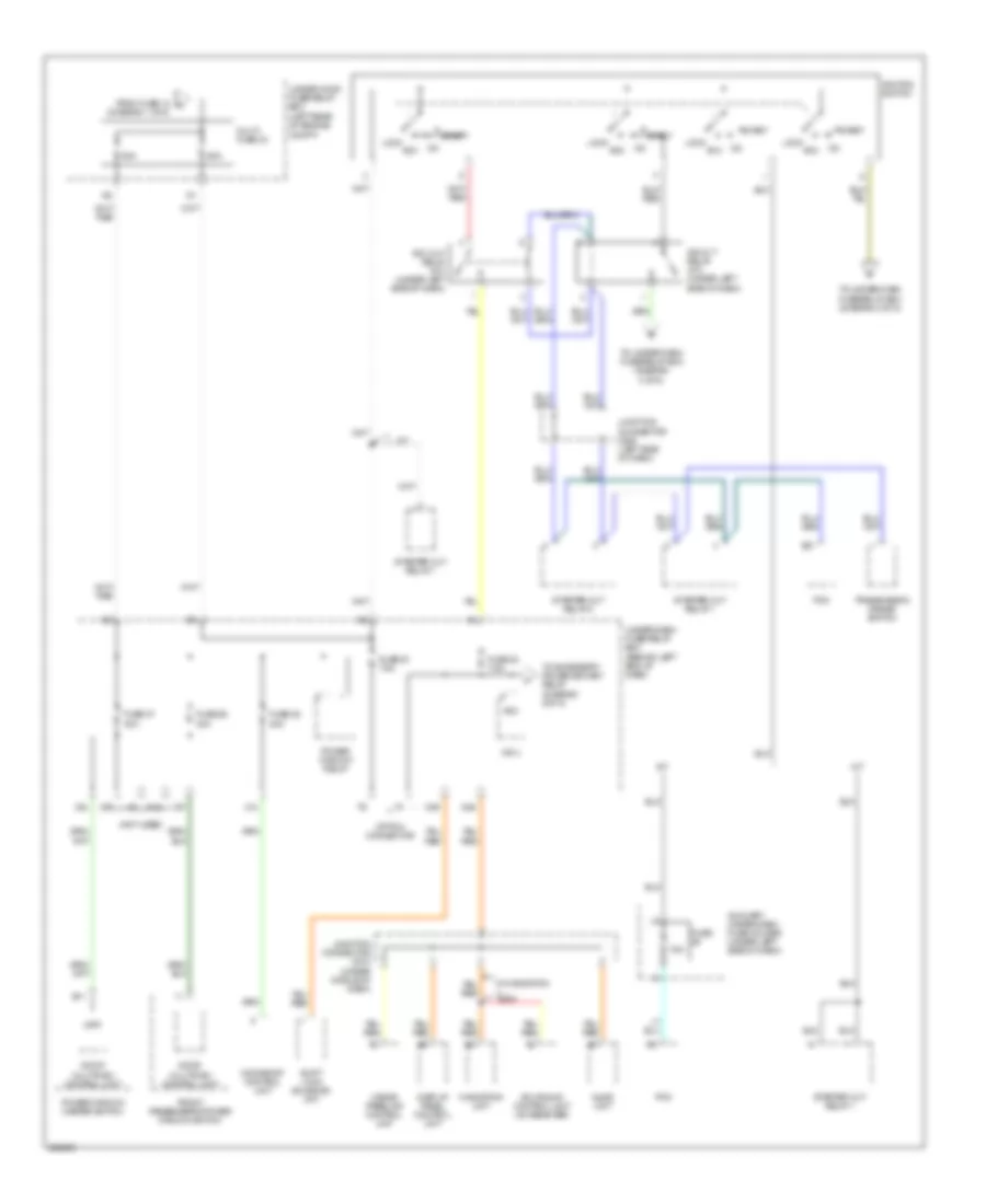 Power Distribution Wiring Diagram (2 of 5) for Acura TL 2007